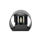 5W Kinkiet walec LED / CHIP BRIDGELUX / Barwa:3000K / Czarny
