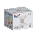 5W Kinkiet walec LED / CHIP BRIDGELUX / Barwa:3000K / Biały