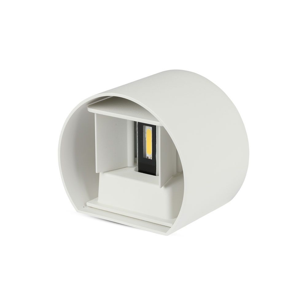 5W Kinkiet walec LED / CHIP BRIDGELUX / Barwa:3000K / Biały