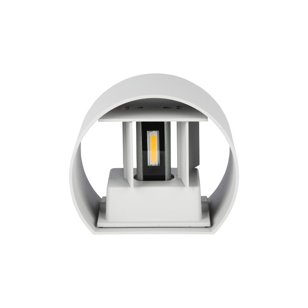 5W Kinkiet walec LED / CHIP BRIDGELUX / Barwa:3000K / Biały