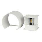 5W Kinkiet walec LED / CHIP BRIDGELUX / Barwa:3000K / Biały