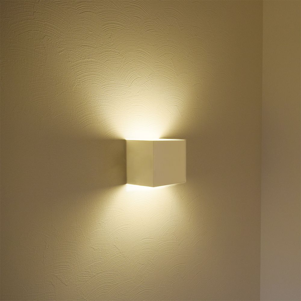 5W Kinkiet kwadrat LED / CHIP BRIDGELUX / Barwa:4000K / Biały