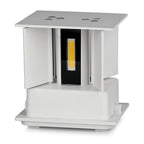 5W Kinkiet kwadrat LED / CHIP BRIDGELUX / Barwa:4000K / Biały