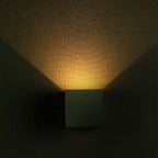 5W Kinkiet kwadrat LED / CHIP BRIDGELUX / Barwa:4000K / Szary