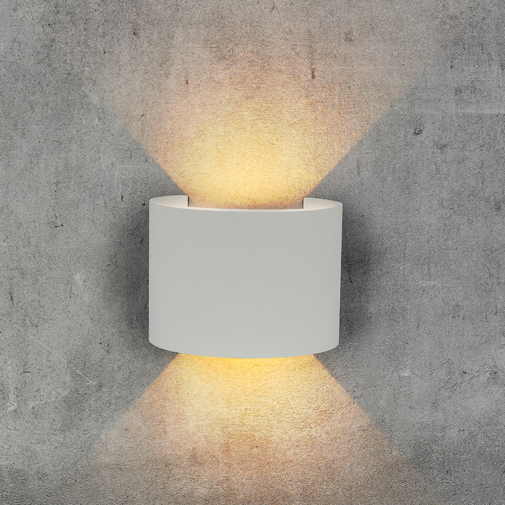 5W Kinkiet walec LED / CHIP BRIDGELUX / Barwa:4000K / Szary