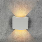 5W Kinkiet walec LED / CHIP BRIDGELUX / Barwa:4000K / Szary