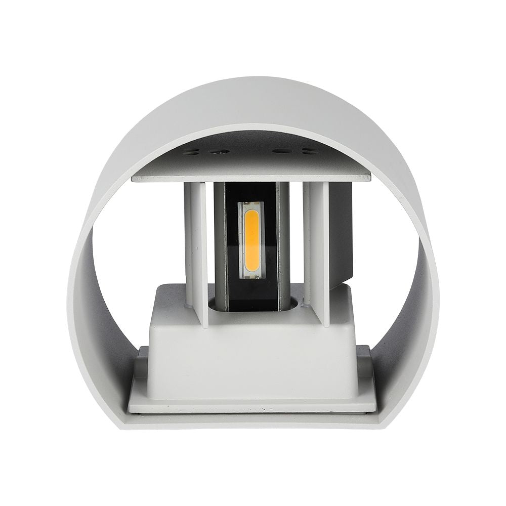 5W Kinkiet walec LED / CHIP BRIDGELUX / Barwa:4000K / Szary