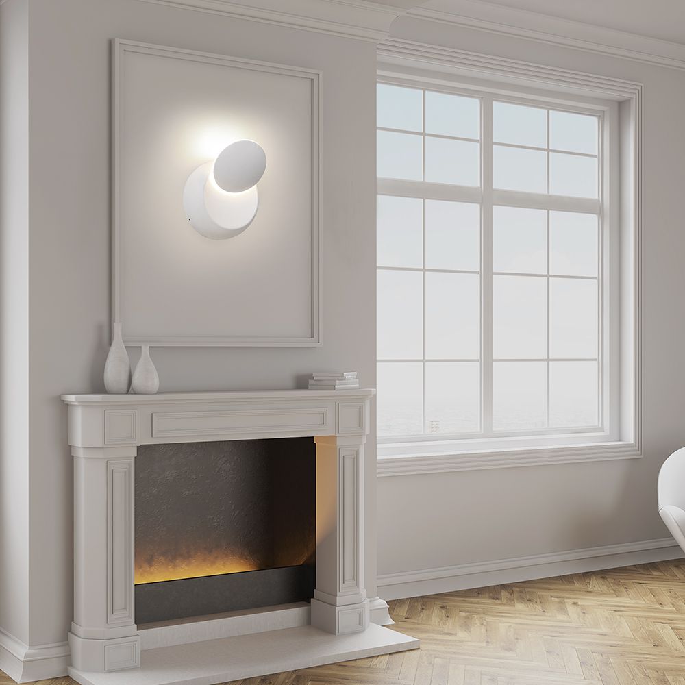 5W Kinkiet okrągły LED / CHIP BRIDGELUX / Barwa:4000K / Biały