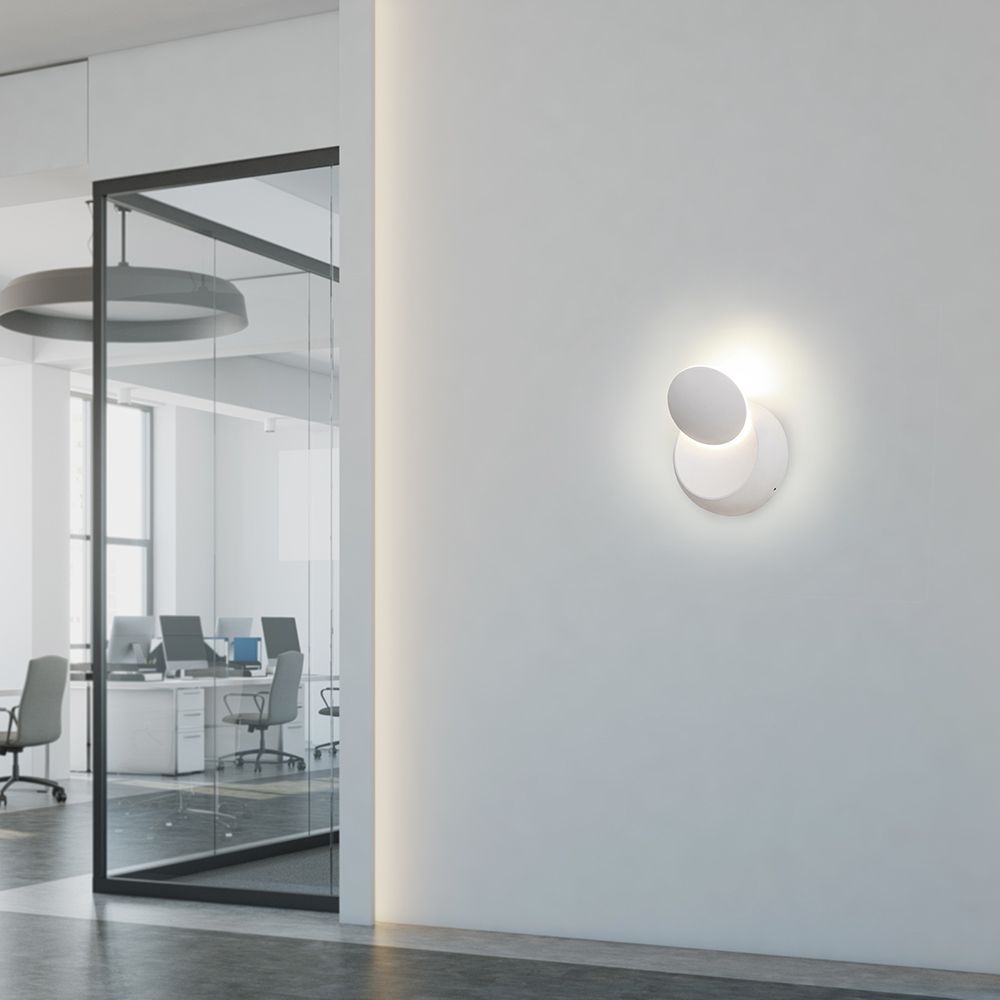 5W Kinkiet okrągły LED / CHIP BRIDGELUX / Barwa:4000K / Biały