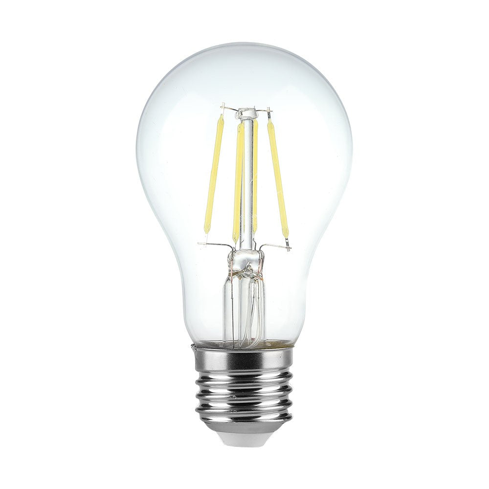 4W A60 Żarówka LED Filament / Barwa: 6500K / Trzonek:E27