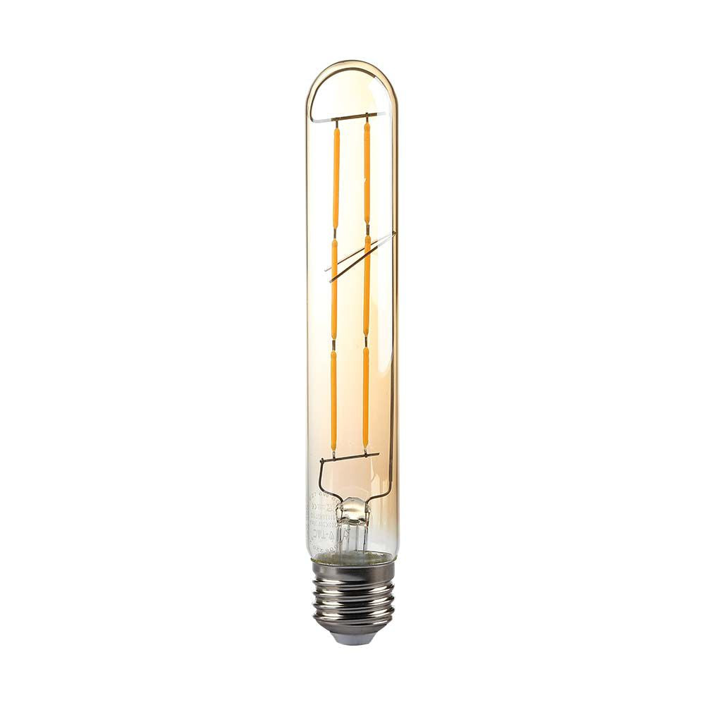 6W T30 Żarówka LED Filament / Klosz Bursztynowy / Barwa:2200K / Trzonek:E27