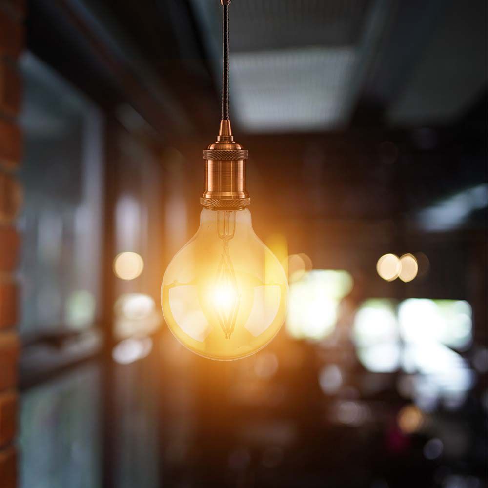 4W G80 Żarówka LED Filament / Klosz Bursztynowy / Barwa:2200K / Trzonek:E27