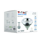 12W AR111 LED SPOTLIGHT / Barwa:3000K / Trzonek:GU10 / Ściemniana