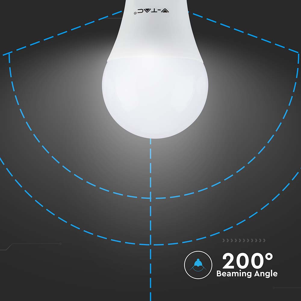 8.5W A60 Żarówka LED / Barwa:3000K / Trzonek:E27