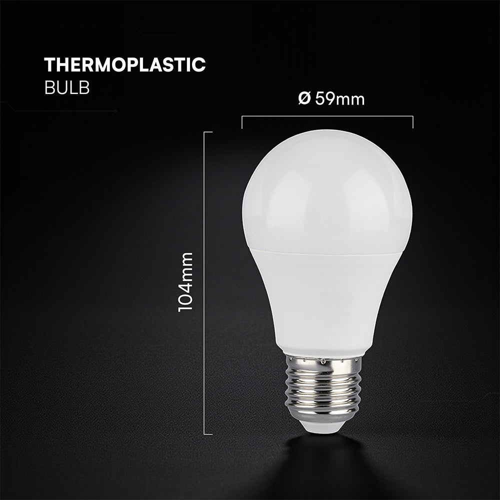 8.5W A60 Żarówka LED / Chip CREE / Barwa:3000K / Trzonek:E27 / 6 Lat gwarancji