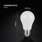 8.5W A60 Żarówka LED / Chip CREE / Barwa:4000K / Trzonek:E27 / 6 Lat gwarancji