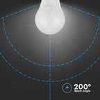 10.5W A60 Żarówka LED / Barwa:6500K / Trzonek: E27