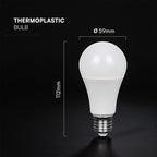 10.5W A60 Żarówka LED / Chip CREE / Barwa:6500K / Trzonek:E27 / 6 Lat gwarancji
