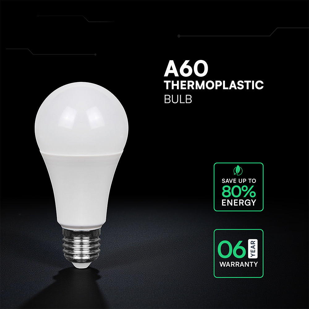 10.5W A60 Żarówka LED / Chip CREE / Barwa:6500K / Trzonek:E27 / 6 Lat gwarancji