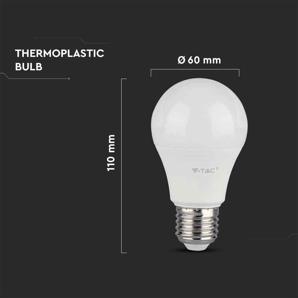 10.5W A60 Żarówka LED / Barwa:3000K / Trzonek:E27 / Opakowanie: 3szt.