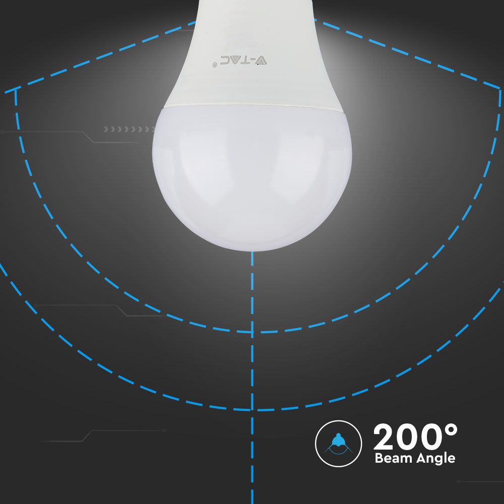 10.5W A60 Żarówka LED / Barwa:6400K / Trzonek:E27 / Opakowanie: 3szt.