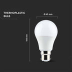 8.5W A60 Żarówka LED / Barwa:4000K / Trzonek:B22