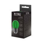 2W G45 Żarówka LED Filament / Zielony / Trzonek:E27