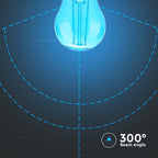 2W G45 Żarówka LED Filament / Niebieski / Trzonek:E27