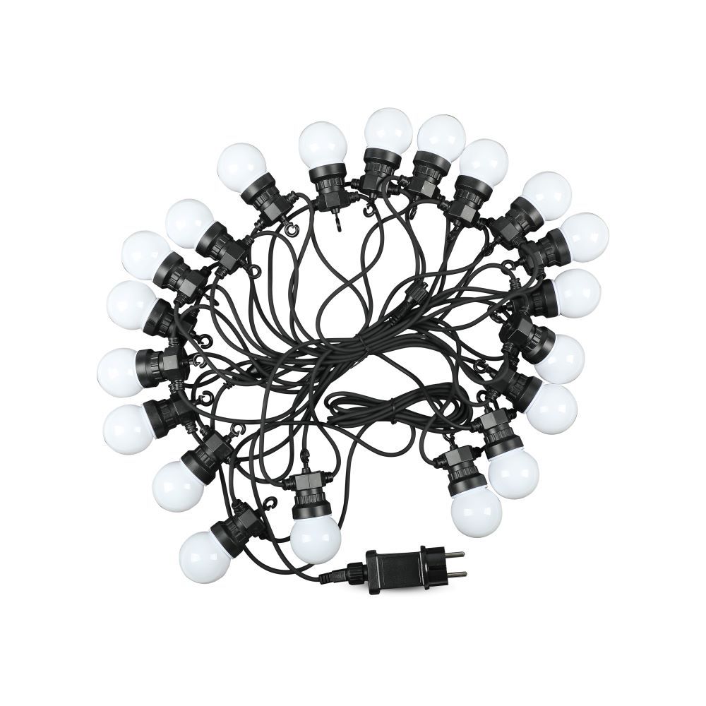 0.5W Girlanda LED / Długość: 10mb / Ilość żarówek: 20x0,5 / Barwa:3000K