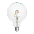 12.5W G125 Żarówka LED Filament / Klosz Transparentny / Barwa:6500K / Trzonek:E27
