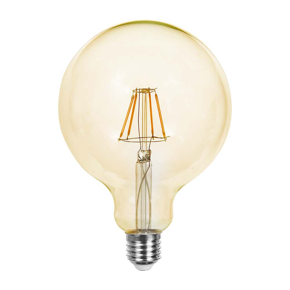 12.5W G125 Żarówka LED Filament / Klosz Bursztynowy / Barwa:2200K / Trzonek:E27
