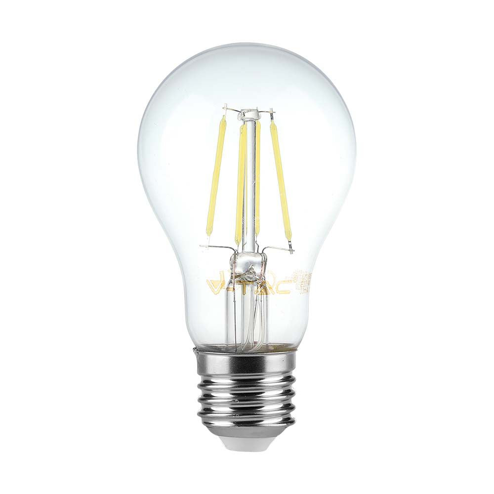VT-2133 12W A70 LED FILAMENT BULB CLEAR COVER 4000K E27