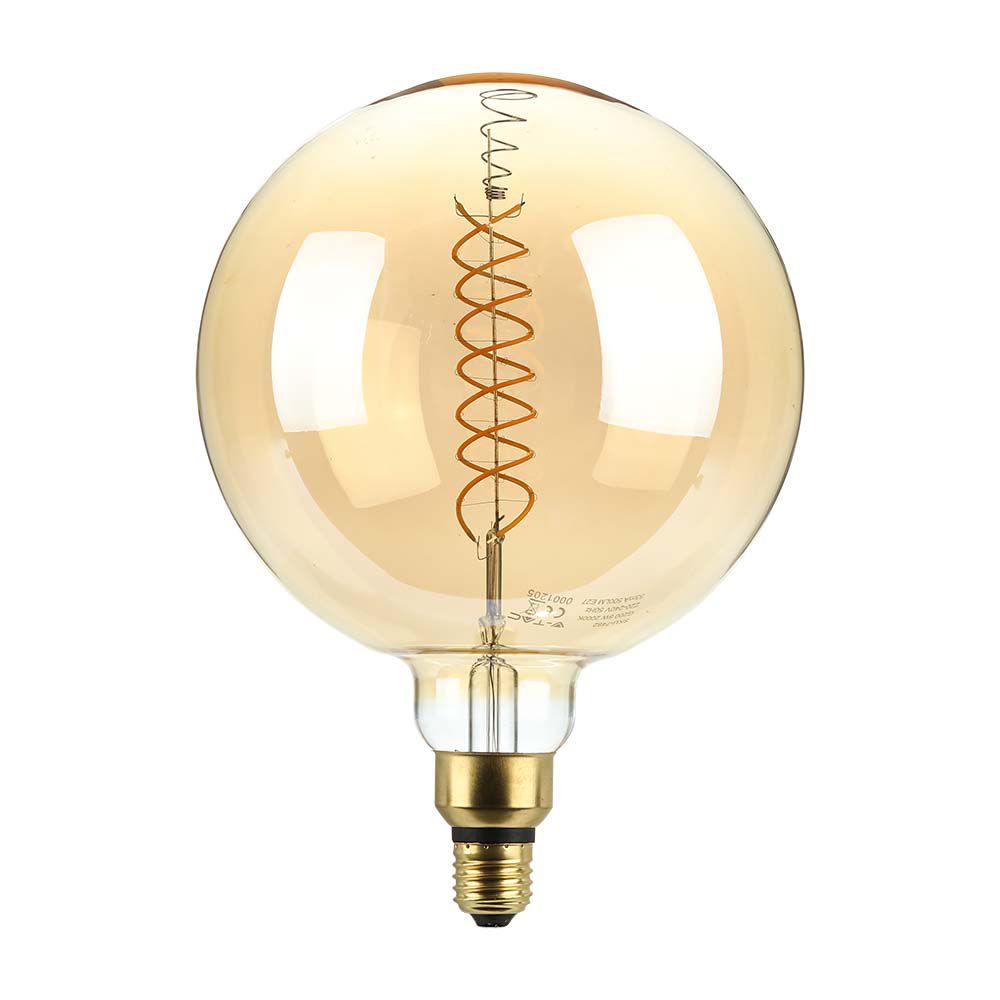 8W G200 Żarówka LED Filament / Barwa:1800K / Ściemniana / Trzonek:E27