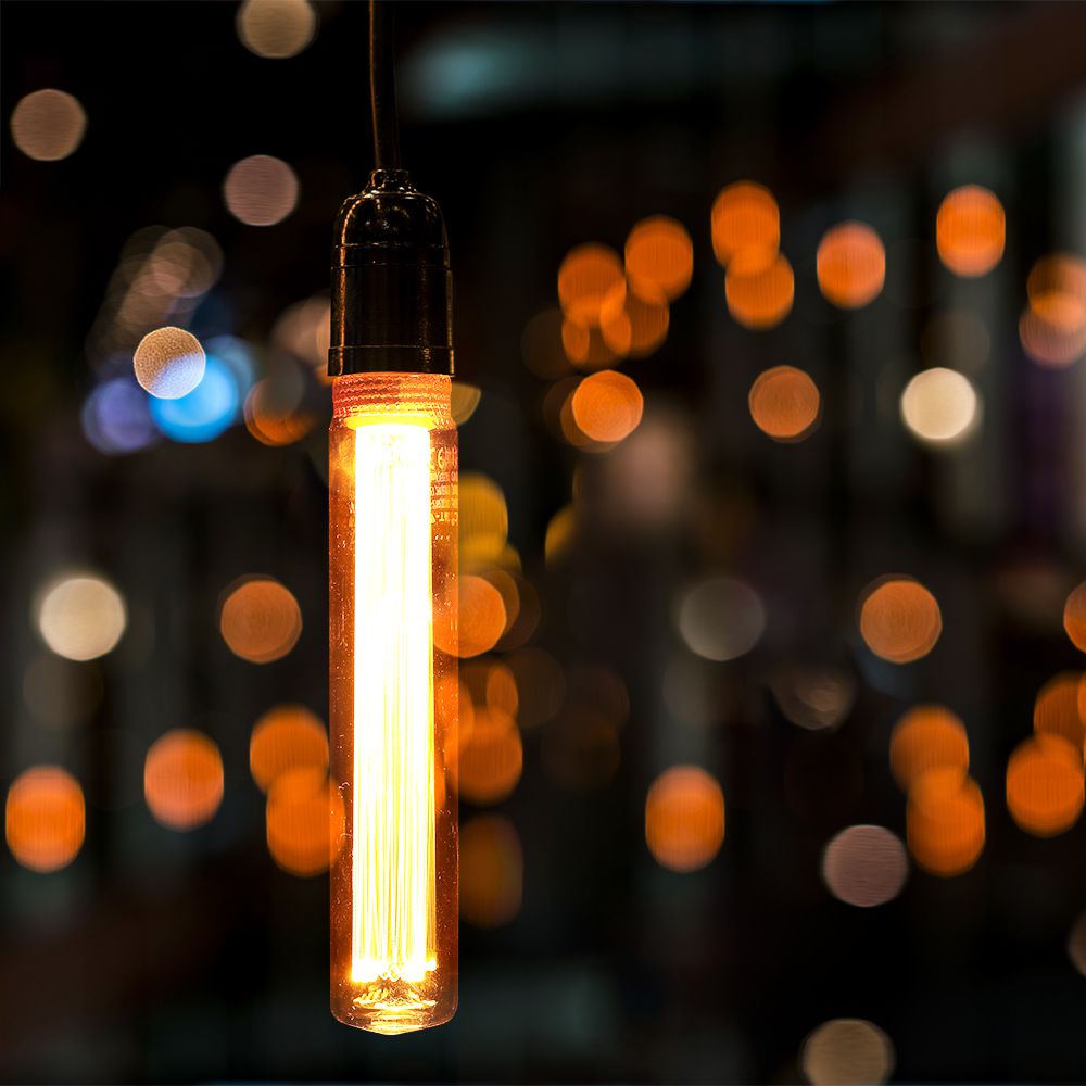 2W T30 Żarówka LED Filament / Klosz Bursztynowy / Barwa:1800K / Trzonek:E27