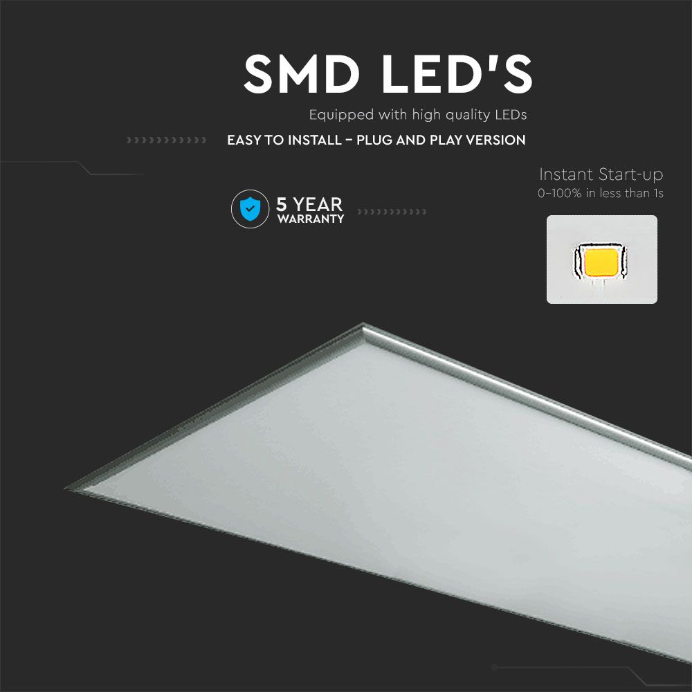 45W Panel LED -1200x600mm / Samsung / Barwa:6500K / 5 Lat gwarancji / Opakowanie: 2szt.