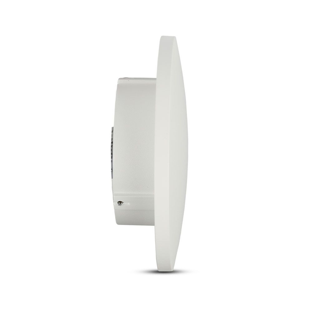 8W Kinkiet okrągły LED / CHIP BRIDGELUX / Barwa:4000K / Biały