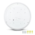 12W Plafon LED DOME / Średnica: 230 / Klosz: Mleczny / Barwa:3w1