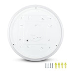 18W Plafon LED DOME / Średnica: 300 / Klosz: Mleczny / Barwa:3w1