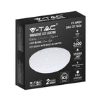 24W Plafon LED DOME / Średnica: 350 / Klosz: Efekt gwiazdek / Barwa:3w1