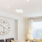 24W Plafon LED DOME / Średnica: 350 / Klosz: Mleczny / Barwa:3w1