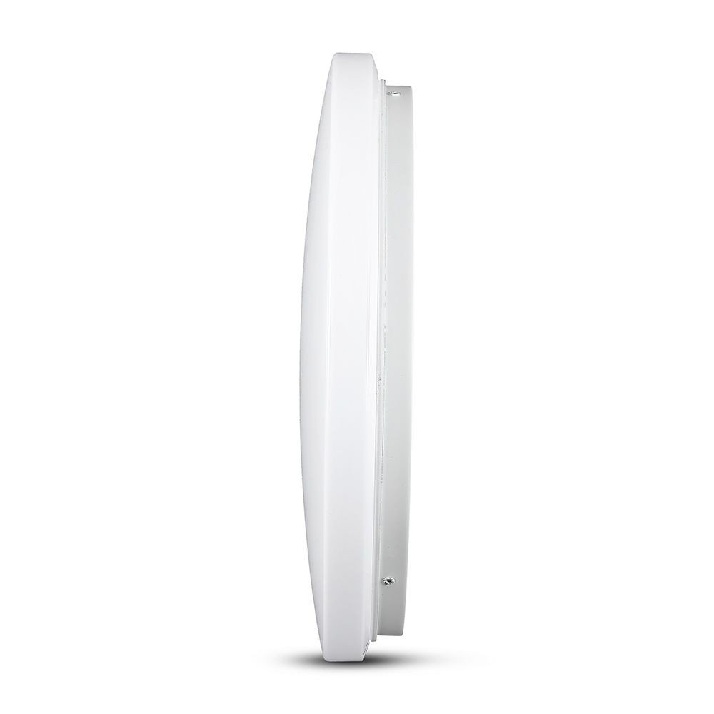 36W Plafon LED DOME / Średnica: 450 / Klosz: Mleczny / Barwa:3w1
