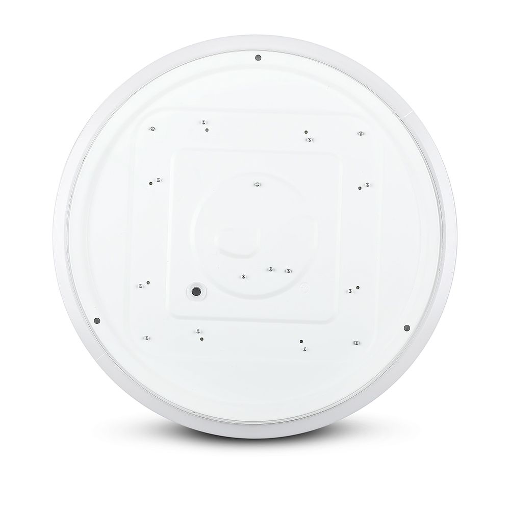 36W Plafon LED DOME / Średnica: 450 / Klosz: Mleczny / Barwa:3w1