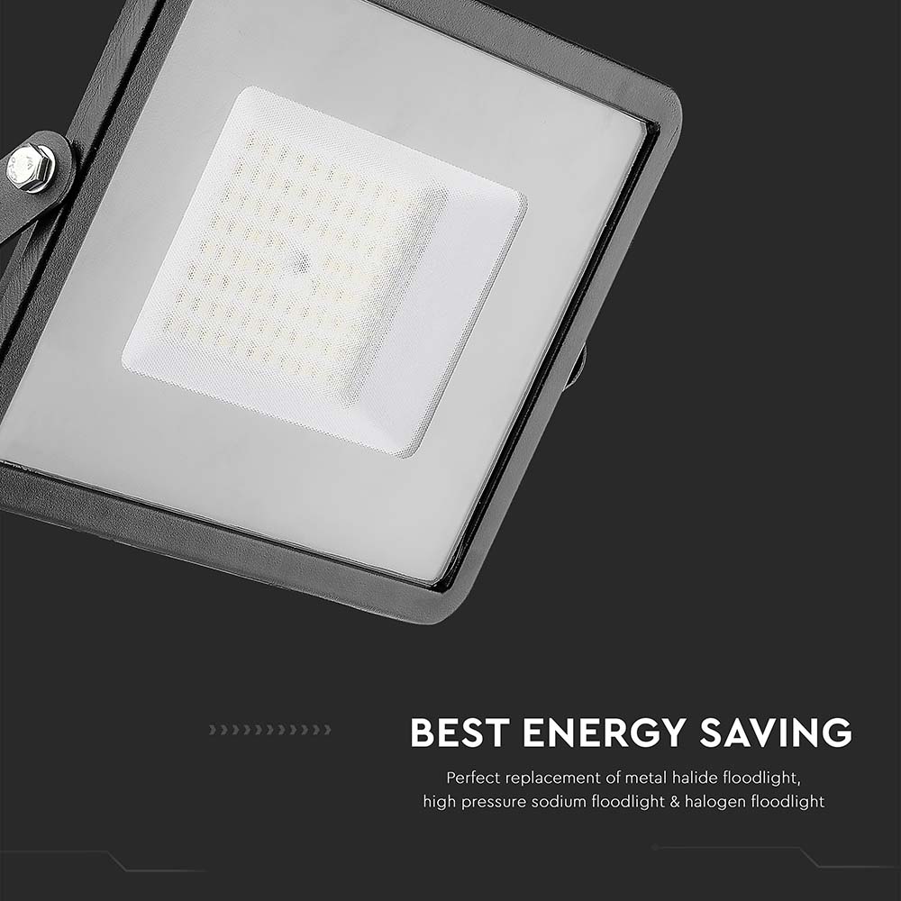 50W Naświetlacz LED SMD / Chip SAMSUNG / Barwa:4000K / Obudowa: Czarna / Wydajność: 115lm/w