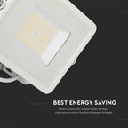 50W Naświetlacz LED SMD / Chip SAMSUNG / Barwa:4000K / Obudowa: Biała / Wydajność: 115lm/w