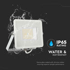50W Naświetlacz LED SMD / Chip SAMSUNG / Barwa:4000K / Obudowa: Biała / Wydajność: 115lm/w