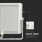 100W Naświetlacz LED SMD / Chip SAMSUNG / Barwa:4000K / Obudowa: Biała / Wydajność: 115lm/w