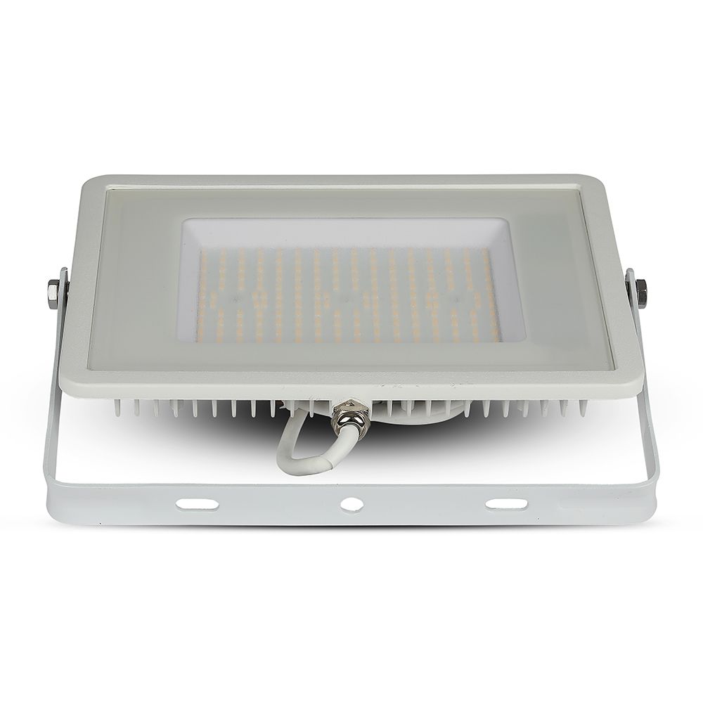 100W Naświetlacz LED SMD / Chip SAMSUNG / Barwa:4000K / Obudowa: Biała / Wydajność: 115lm/w