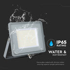 100W Naświetlacz LED SMD / Chip SAMSUNG / Barwa:4000K / Obudowa: Szara / Wydajność: 115lm/w
