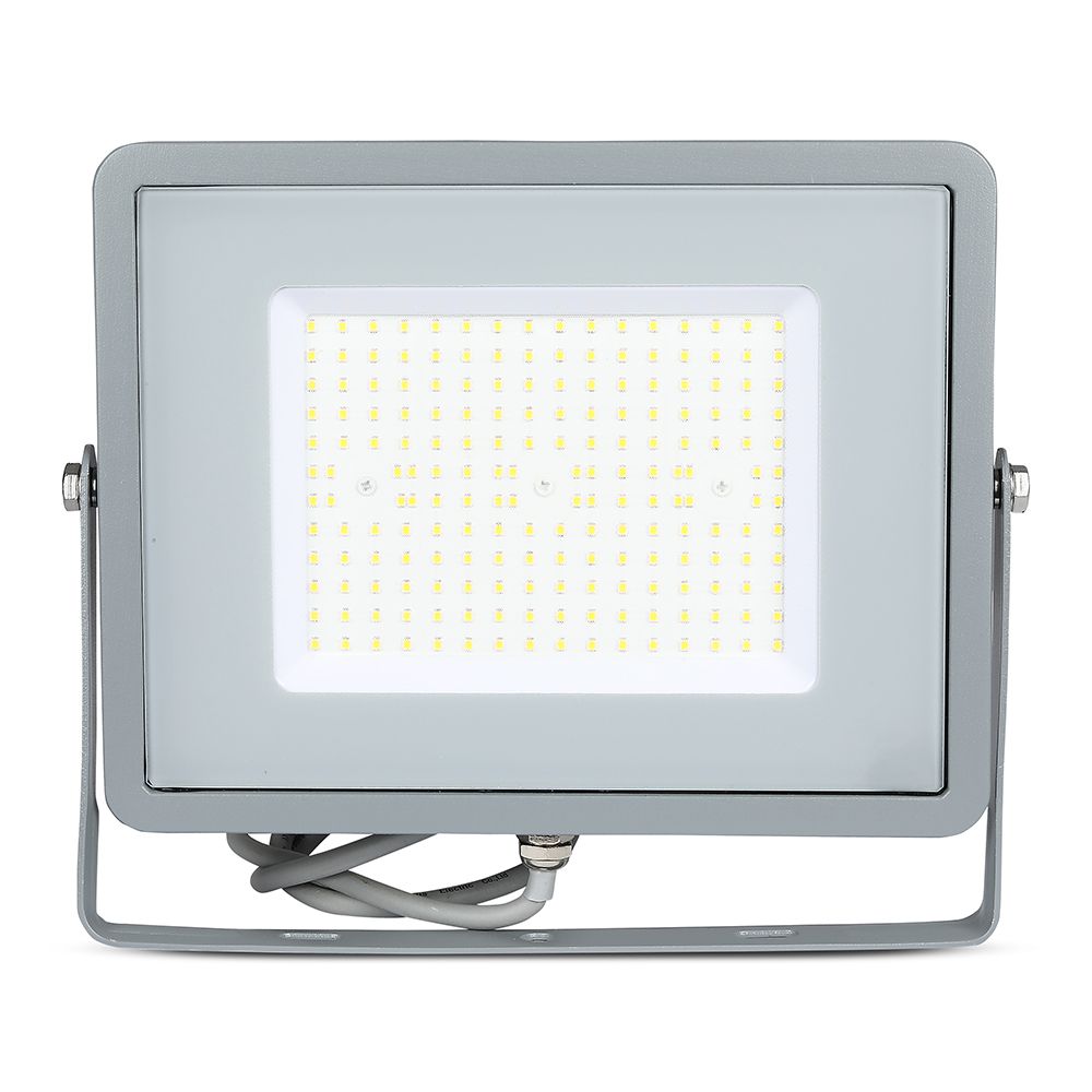 100W Naświetlacz LED SMD / Chip SAMSUNG / Barwa:6400K / Obudowa: Szara / Wydajność: 115lm/w