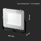 150W Naświetlacz LED SMD / Chip SAMSUNG / Barwa:4000K / Obudowa: Czarna / Wydajność: 115lm/w